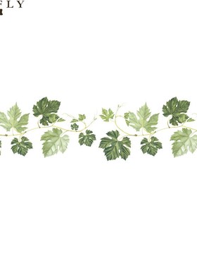 New Nordic Ins Green Leaves Vine Living Room Bedroom Wardrob
