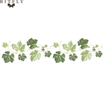 New Nordic Ins Green Leaves Vine Living Room Bedroom Wardrob