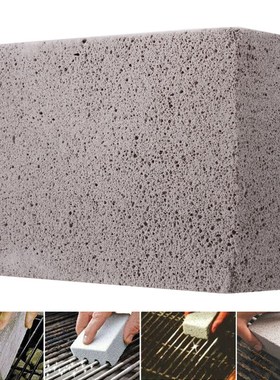 1pc BBQ Grill Cleaning Brick Block Grey Kitchen Gadgets Barb