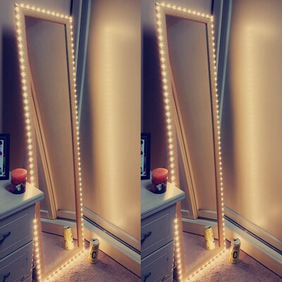 Vanity Makeup Mirror Light 5V USB LED Flexible Tape USB Cabl