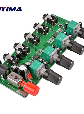 4 Ways Stereo Audio Mixer Board Drive headphone amplifier Mi