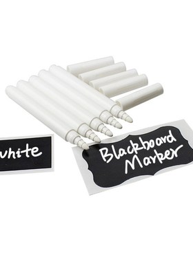 Hot Sale 10pcs White Liquid Dust-Free Chalk Pens for Wall St