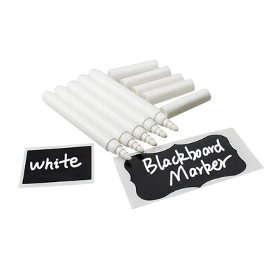 Hot Sale 10pcs White Liquid Dust-Free Chalk Pens for Wall St