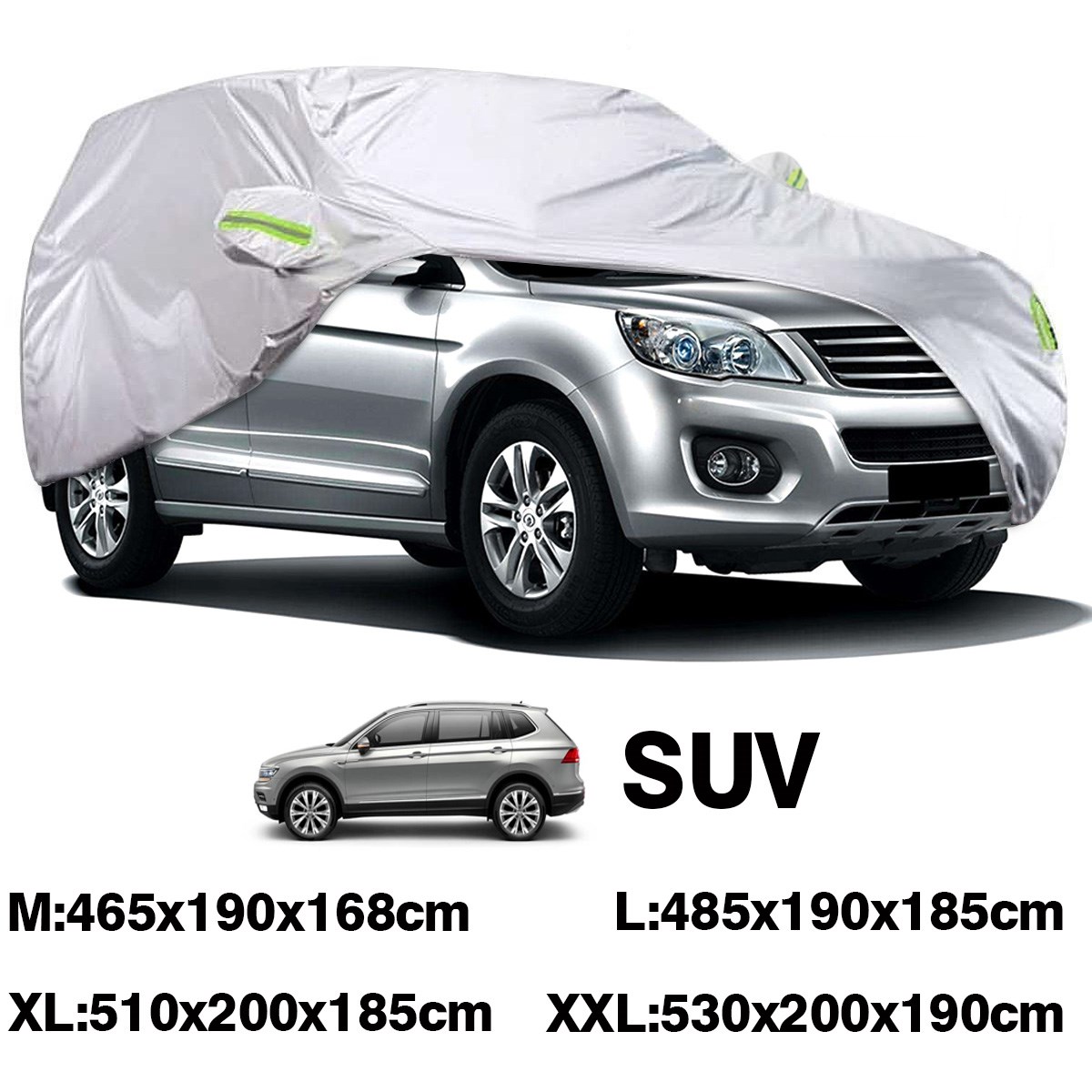 Universal SUV Full Car Covers Indoor Outdoor Waterproof Ant