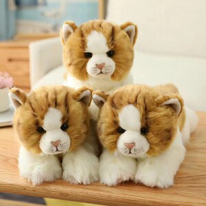 35 CM Super Cute Like Real  Toys Kitty Kitten Doll Simul