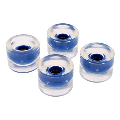 4Pcs 60mm Light p Flash Skateboard Longboard Wheels 78A with