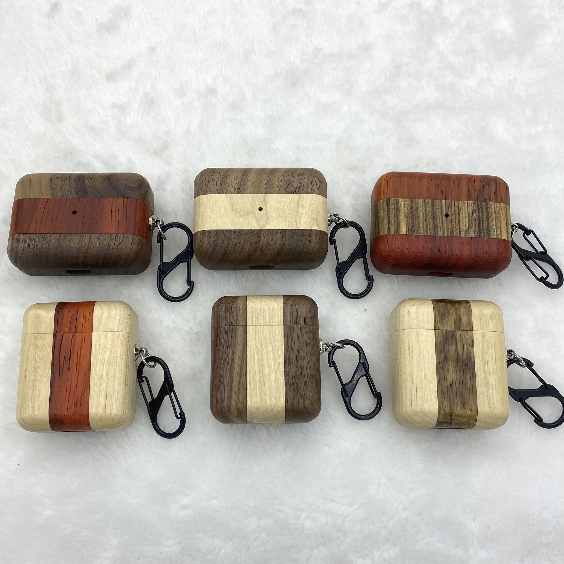 2020 new luxury handmade wooden case for for airpods pro1/2