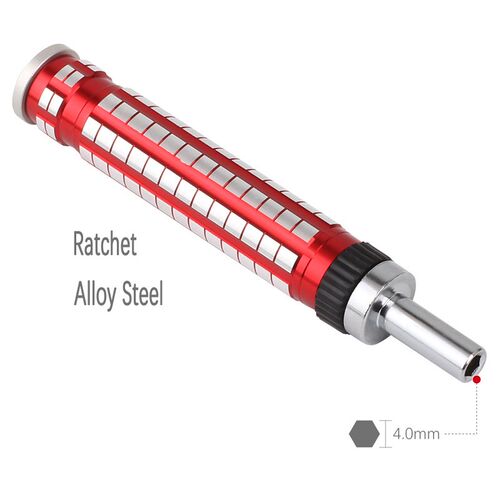 4mm Precision Screwdriver Handle Zinc Alloy Steel Mini Screw