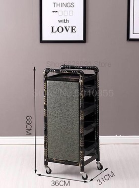 Beauty stroller hair dyeing stroller hair salon tool cart fi