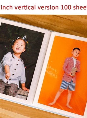 Album interstitial 4R6 inch family small photo album 100 pi