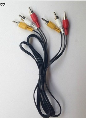 1PC 3 RCA Male to 3 RCA Male Audio Video Cable Adapter DVD