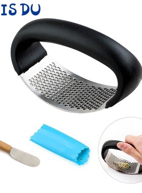 Multifunctional  Stainless Steel Ginger Garlic Press Grindin