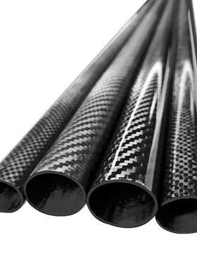 Multi size specifications carbon fiber oval tube Twill plai