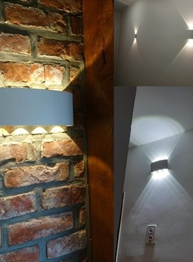 Sturdy LED Wall Light Aluminum Living Room Flashlight Outdo