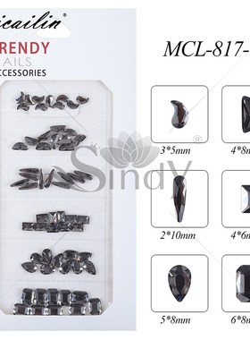 60pcs Mixed Style Strass Nail Rhinestones Design  Nails Art