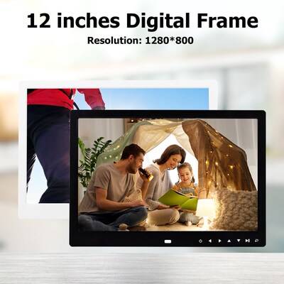 12 inch HD Screen Digital Photo Frame  LED Multi Media Musi