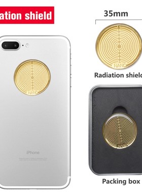 5pcs/Lot Powerful Energy Round Golden Sticker High Negative