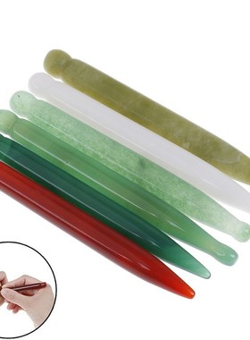 Natural Jade GuaSha Scraping Face Massage Wand For Therapy