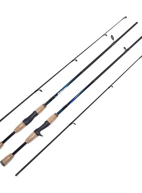 Portable Ultralight Baitcasting Fishing Rods Carbon Spinning