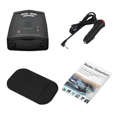 Car Radar Detector Band LED Display Laser Speed Auto 360 De