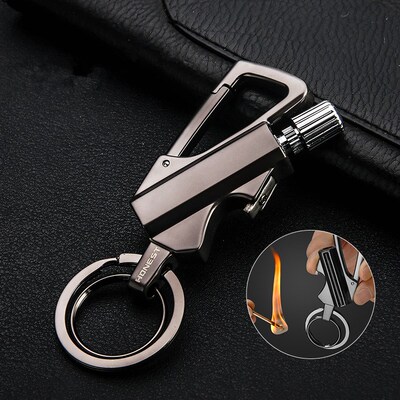Honest Carabiner Permanent Match Lighter Striker Waterproof