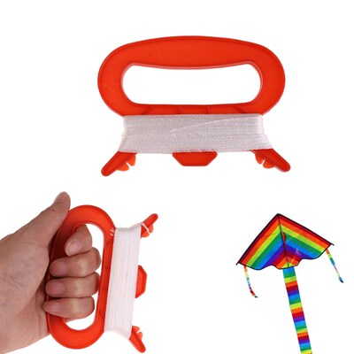 30/50/100m D Red Shape Kite Line thin thread Winder Handle O
