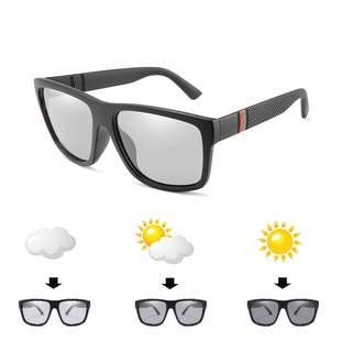 Photochromic Polaroid Sunglasses Men Polarized Glasses Male