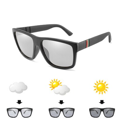Photochromic Polaroid Sunglasses Men Polarized Glasses Male
