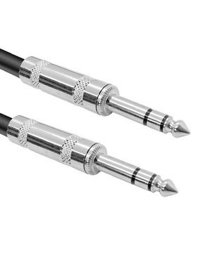 3ft TRS Stereo 1/4inch to 6.3mm Balanced Pro Audio Male to