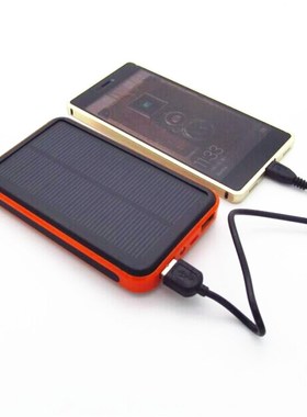 Solar waterproof Portable batteries real 20000 mAh dual USB