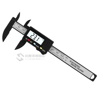 100mm 150mm Electronic Digital Caliper 6 Inch Carbon Fiber V