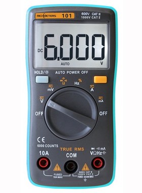 Digital Auto Range Portable Multimeter 6000 counts Backlight