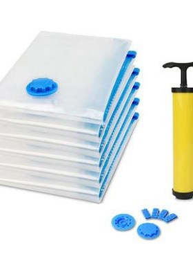 Vacuum Bags  Clothes 10PCS Storage Bag With Pump Hand Air Sa