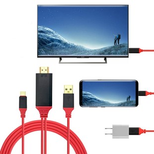 Lightning to HDMI Cable HD TV Digital Type C Adapter 5V 108