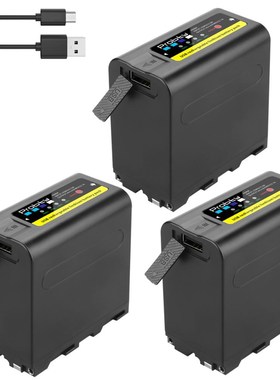 8800mAh NP-F980 NP-F970 NPF960 NPF970 Battery with SB Charge