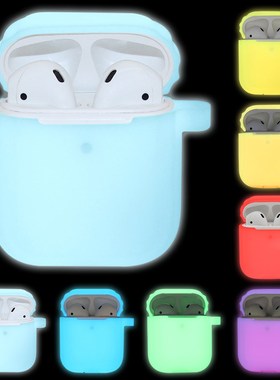 Night Fluorescent Luminous Soft TPU Earphone Case For AirPo