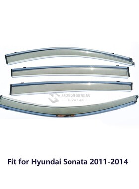 4pcs ABS Car Styling Window Visors Awnings Shelters Rain Shi