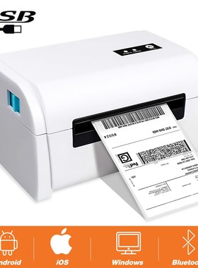 Bluetooth Barcode label Thermal Printer 4 inch For Android i