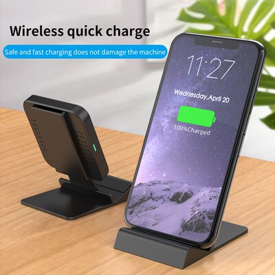 FLOVEME 15W Qi Wireless Charger Stand Qi Fast Charge Phone