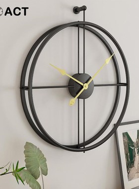 Iron Wall Clock Home Decoration Office Large Wall Clocks Mod