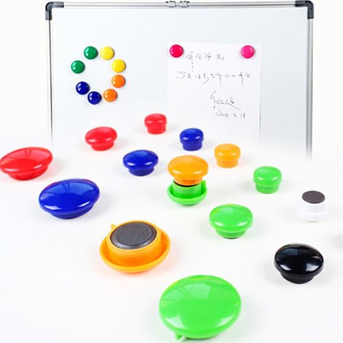 10 PCS Colored Cork Notice Marker Board Magnetic Thumb Tacks