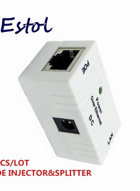 Whole sale bulk sale White 5PCS/lot RJ45 Connector POE Inje