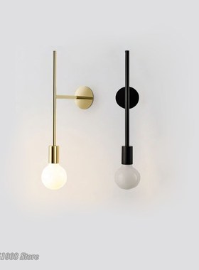 Nordic Modern Wall Lamps Iron Art Wall Lights Design Bedside