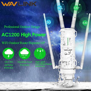 Wavlink High Power AC1200 Outdoor Wireless wifi Repeater AP/