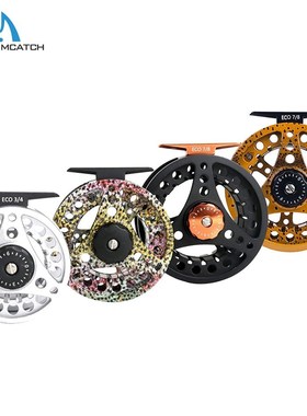 High Quality ECO 1/2/3/4/5/6/7/8WT Fly Reel Large Arbor Alum