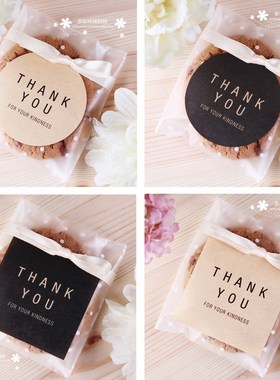 10Sheets 60Pcs Square Circle Shape Thank you Handmade Cake