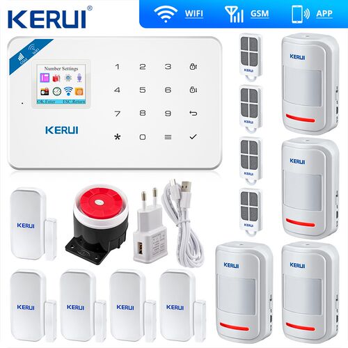 Kerui W18 Wireless Wifi GSM Alarm Systems Security IOS APP