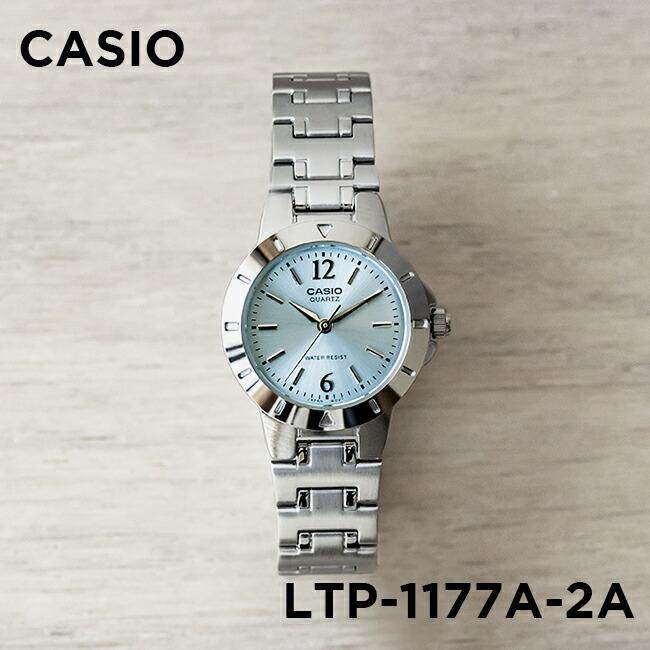 卡西欧CASIO碎碎冰女款简约石英表钢带 LTP-1177A-2A高级感浅蓝色