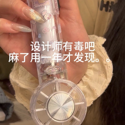 制冷小风扇静音手持冰敷风扇学生随身便携透明桌面涡轮usb电风扇