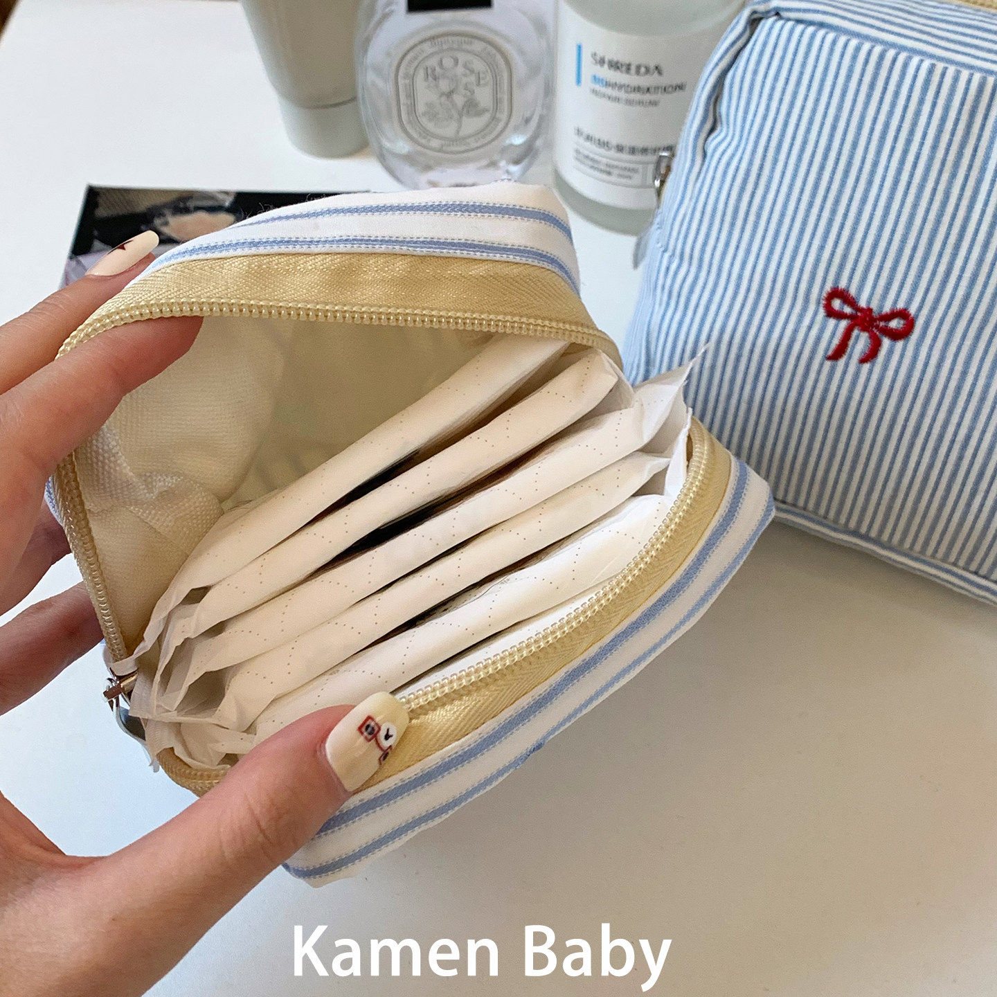 卫生巾收纳包可爱学生便携小型姨妈巾收纳包大容量月事包随身小包